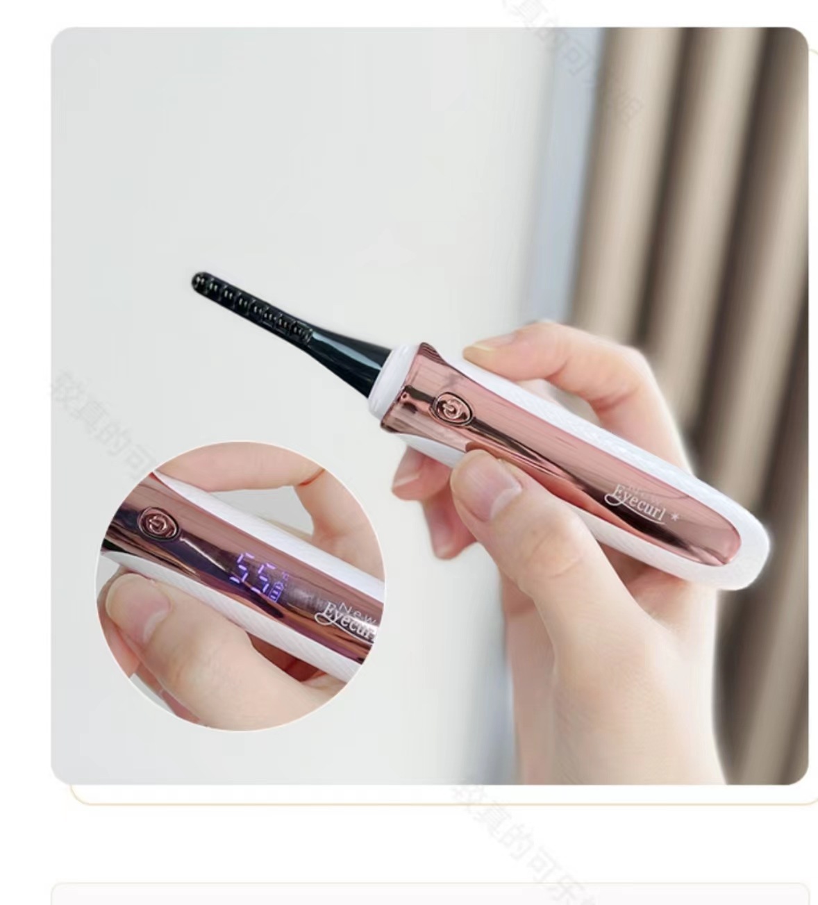 Eyecurl fifth generation electric eyelash curler Type-C rechargeable four-speed temperature control electric eyelash curler eyelash curler
