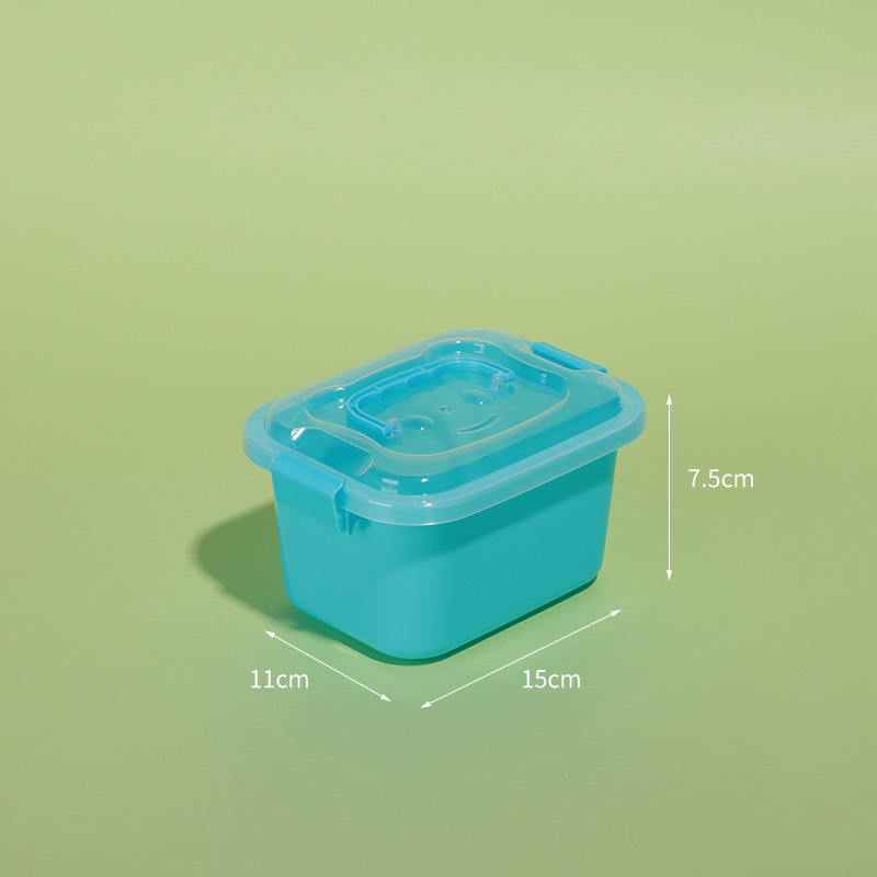 プラスチックの笑顔の手提げ収納箱には蓋付き整理箱があります。|undefined