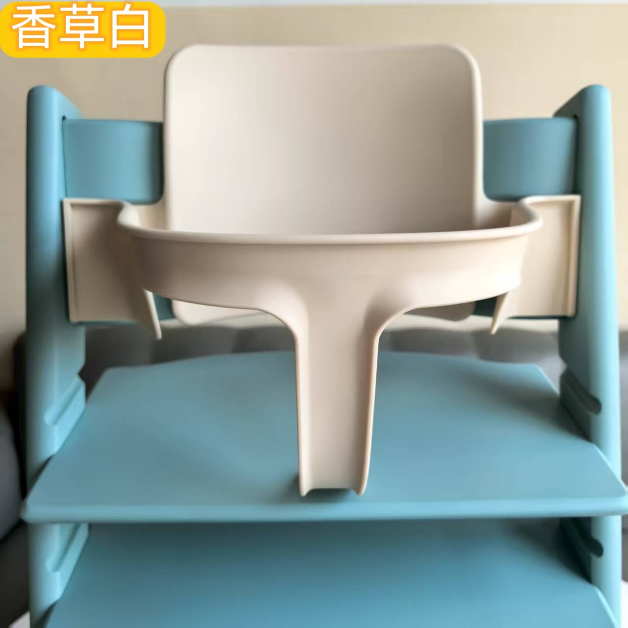 ✅ Children's Growth Chair with Enlarged Double Railings, Solid Wood Backrest Dining Chair Accessories, Complete Set of Infant Front Railings