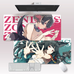 ゼロマウスパッド特大二次元男性アニメキーボードコンピュータオフィスeスポーツゲームデスクマット厚み