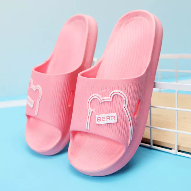 Mesh summer slippers, footwear, soft slide for beloved indoor, 2023 collection, internet celebrity