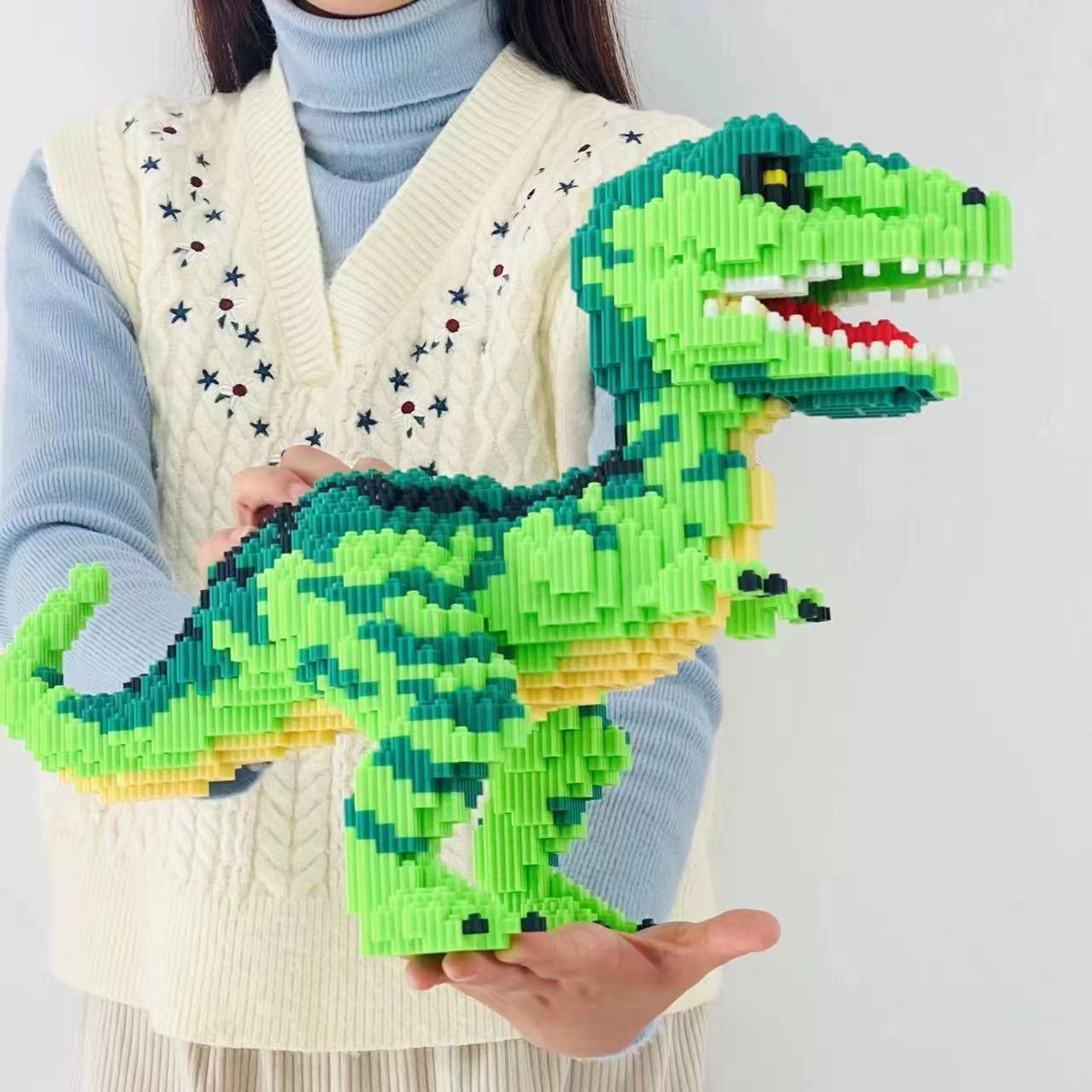 Constructor, toy, dinosaur, three dimensional brainteaser, small particles, in 3d format, Birthday gift 2