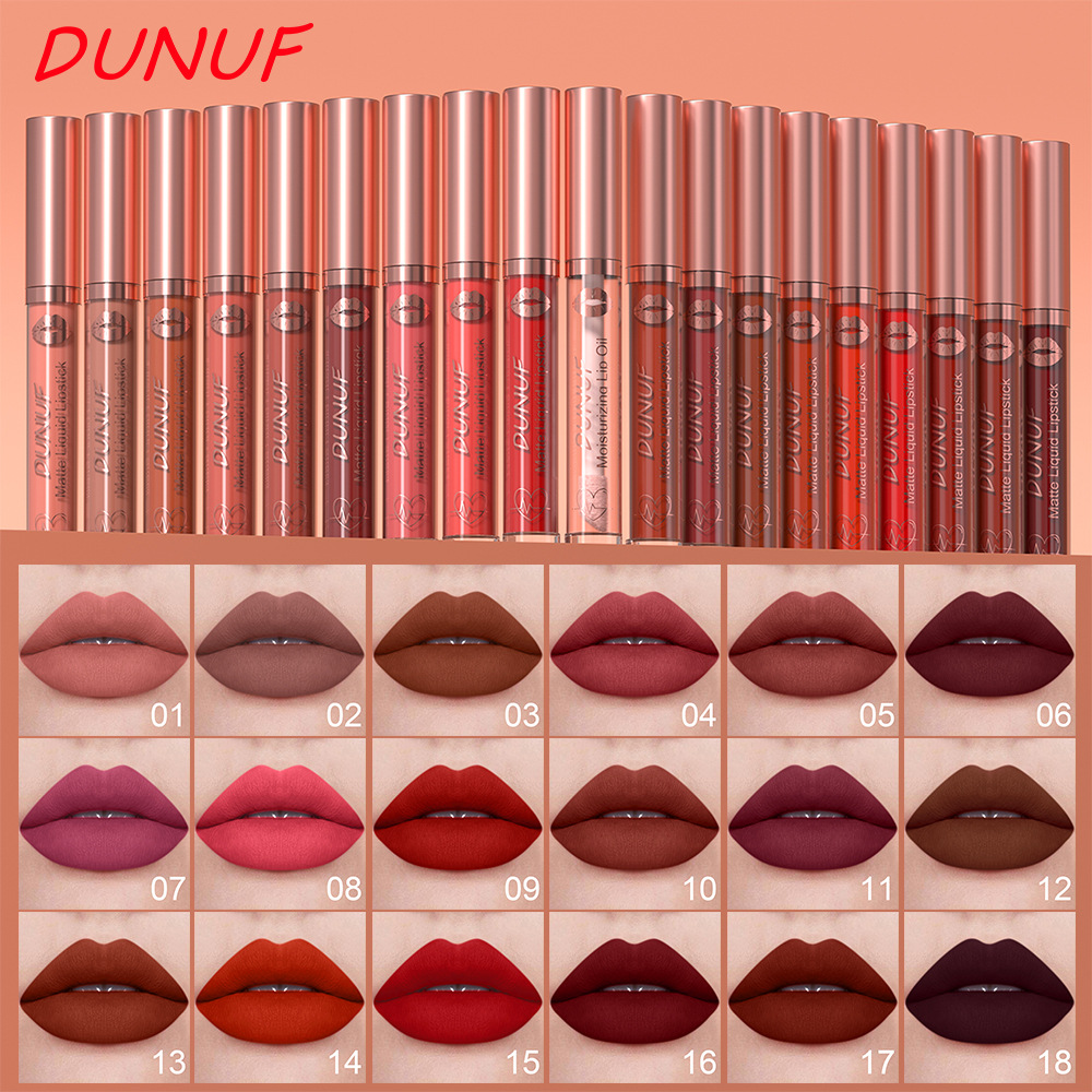 Check out DUNUF 6-tube matte waterproof long-lasting lip gloss lipstick! Disclaimer for links undefined