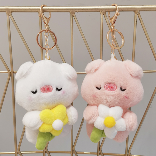Plush toy bear doll cute doll girl schoolbag small pendant wedding gift wedding doll wholesale