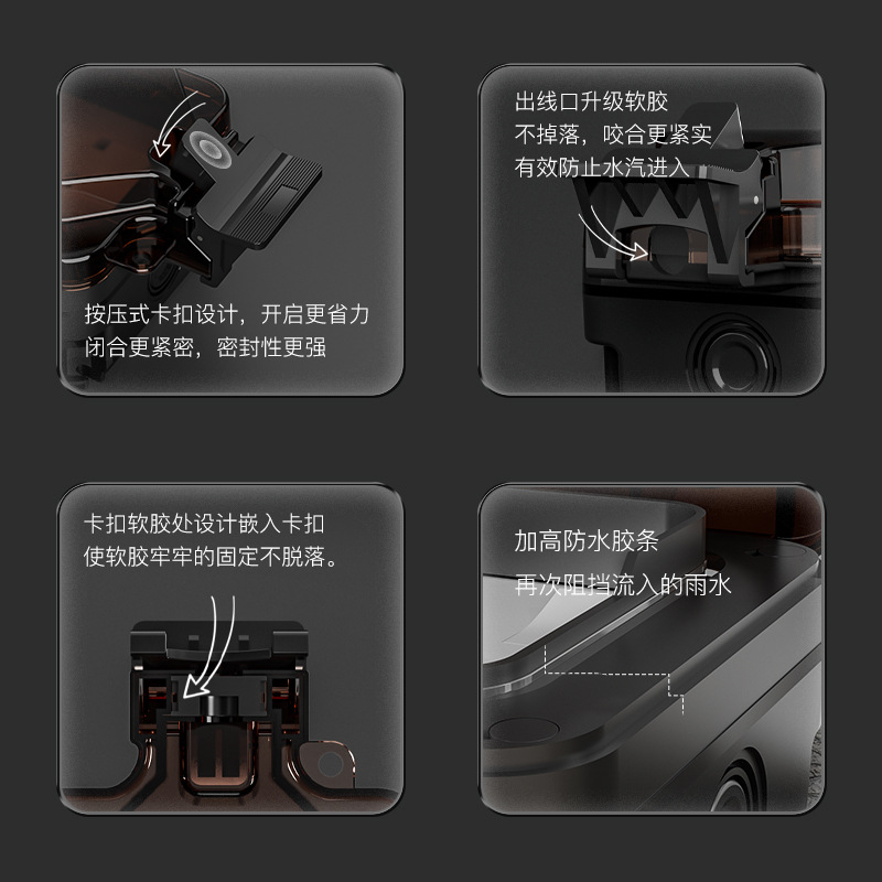 Outdoor IP66 Waterproof Rainproof Charging Socket Outdoor Waterproof Socket Rainproof Splashproof Industrial Power Wall Socket 