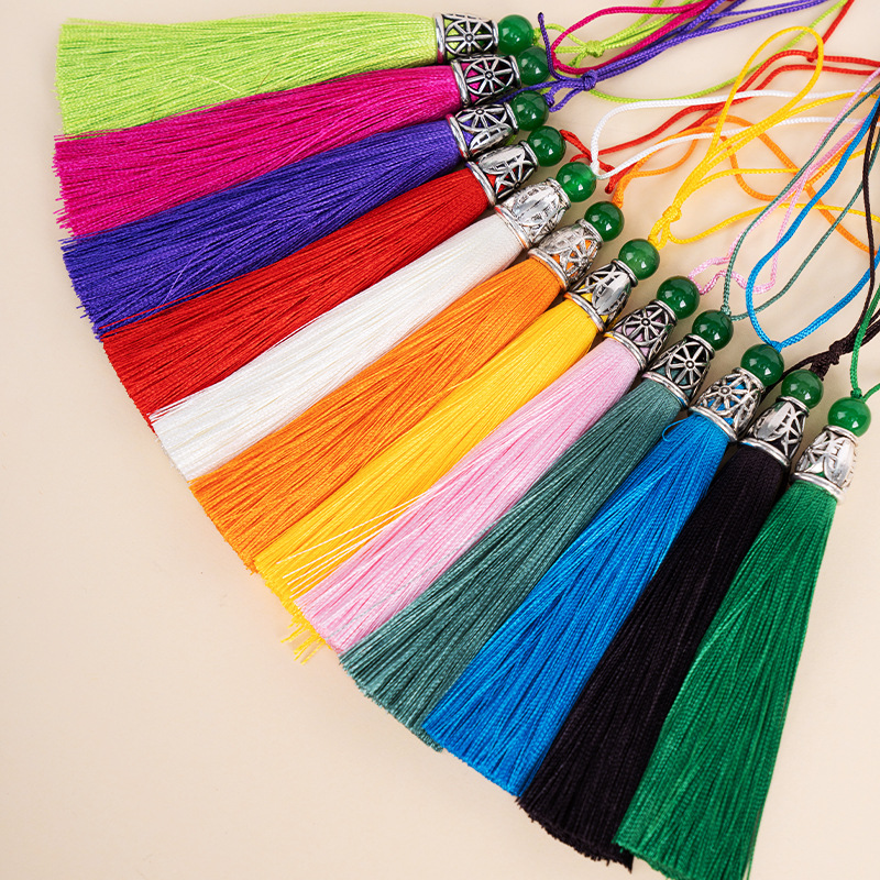 silicone bracelet with tassels