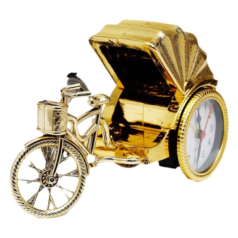 Reloj despertador de escritorio retro amarillo coche creativo reloj despertador estudiante reloj de noche niños lindos reloj despertador