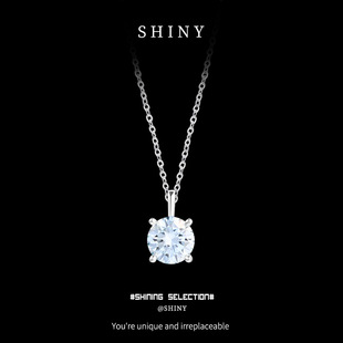 S925 All-Over Sterling Silver Moissanite Necklace, High-End Accessible Luxury Clavicle Chain, Versatile Niche Pendant, Non-Fading Gift