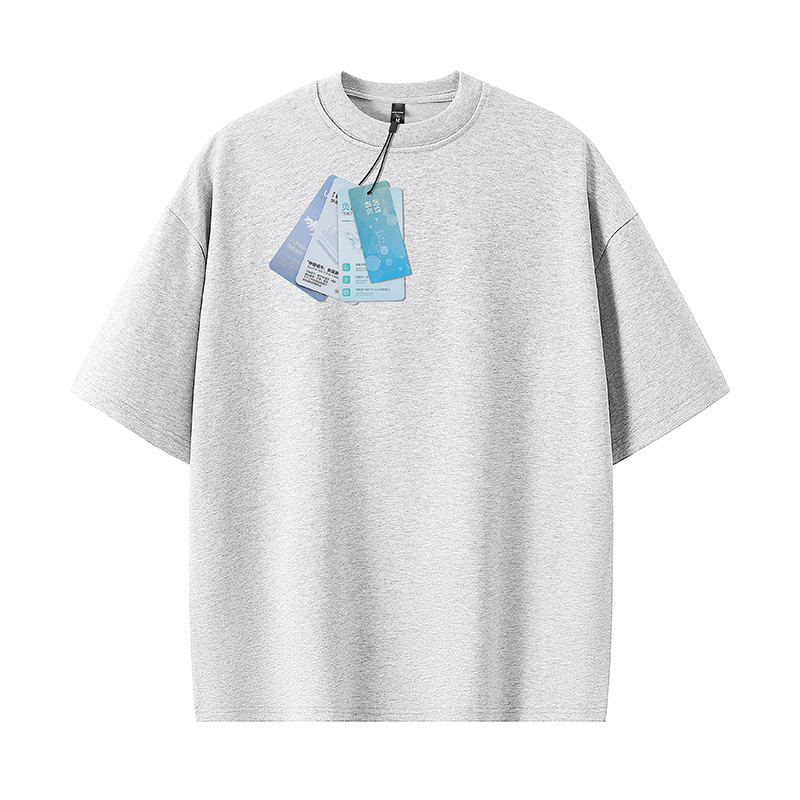 2026 Summer New Style Ice-Feel Sun-Protective Quick-Dry Trendy Men's T-Shirt 240g Solid Color Round Neck Short-Sleeve T-Shirt Wholesale