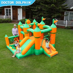 子供用屋外トランポリンインフレータブル城家族パーティー誕生日パーティー公園インフレータブルスライド城工場直販
