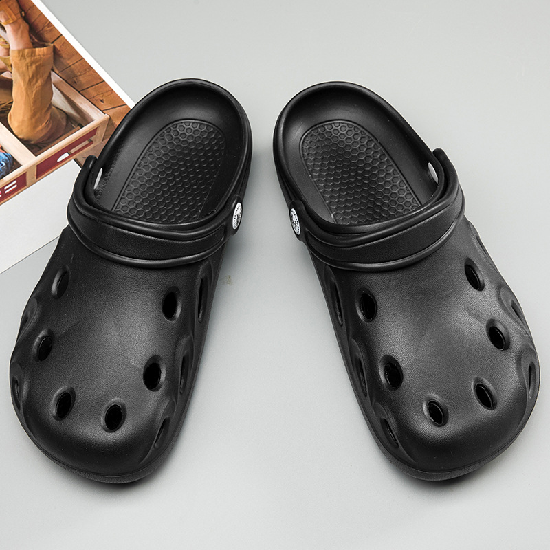 Cross-Border Clogs for Men and Women, New Summer Outdoor Wear, Eva Non-Slip Soft-Soled Sandals, Beach Shoes, Closed-Toe Thick-Soled Slippers