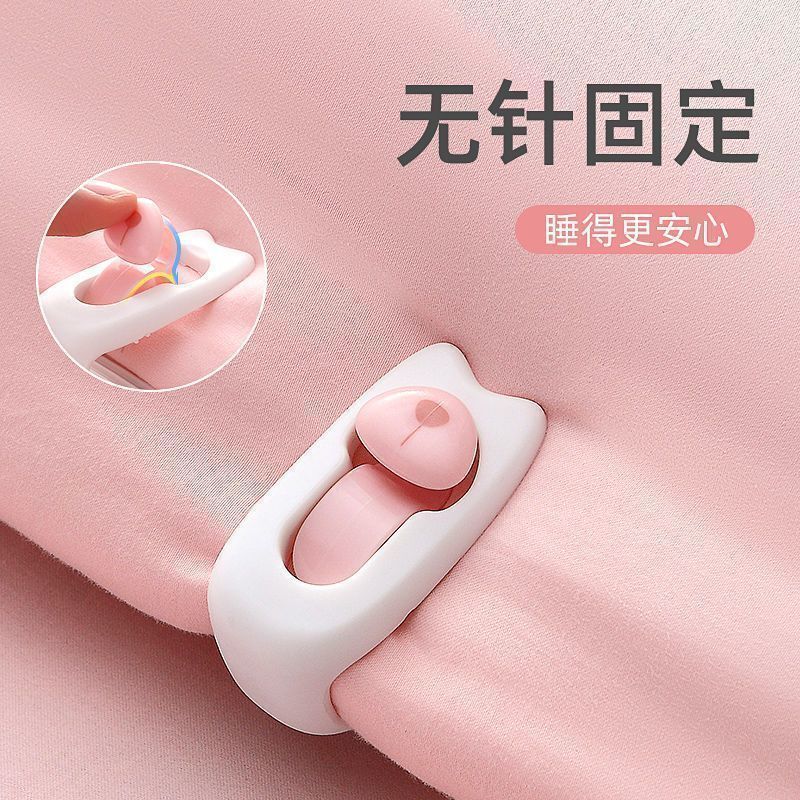 Quilt Fasteners Without Needles, Invisible Anti-Slip Clips for Bed Sheets, Duvet Covers, and Quilt Corners