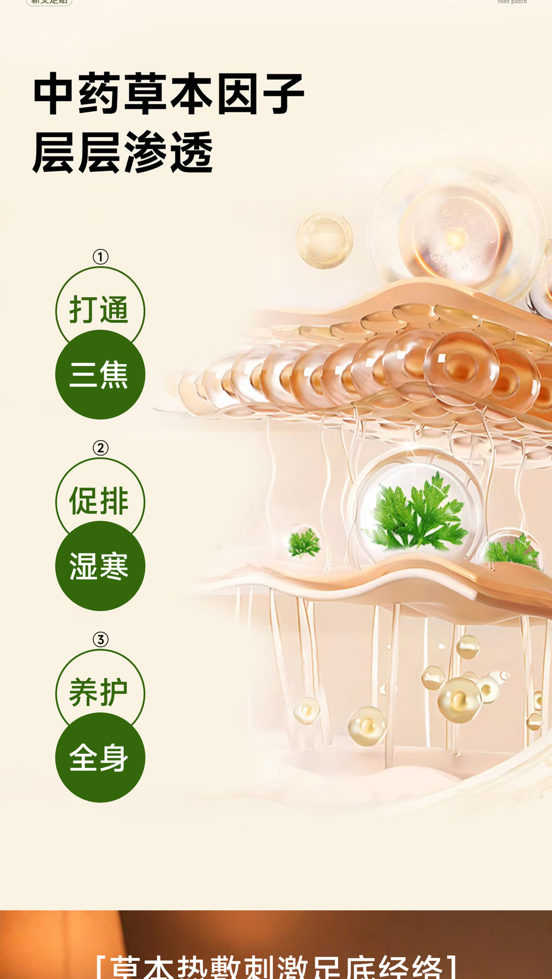 Qiai Mugwort Foot Patches Herbal Warm Foot Care Patches for Sleep Relaxation External Use quality and texture