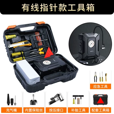 Hava nasosu multifunctional electric tire air - pointer-with-12v-connection-toolbox
