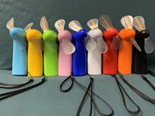 厂家礼品批发手持闪字发光风扇 led发光迷你风扇 创意风扇礼品