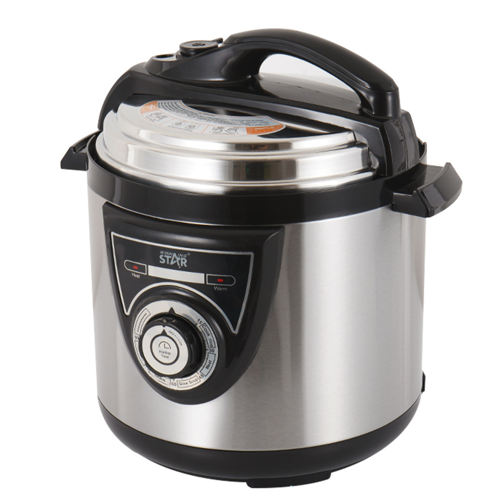 Winningstar estándar europeo estándar británico de acero inoxidable 6L sopa de cocina aislamiento multifuncional olla de arroz olla de presión eléctrica image 6