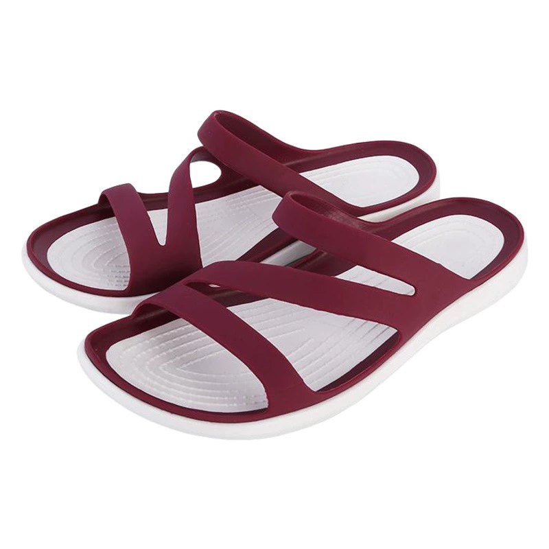 Летние трансграничные новые сандалии на плоской подошве, пляжная обувь, повседневные женские тапочки в Корейском стиле на плоской подошве