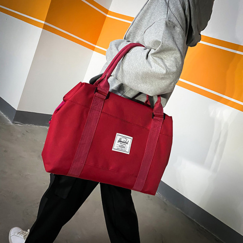 Sports fitness bag waterproof large capacity short-distance travel bag casual luggage bag wet and dry separation yoga bag