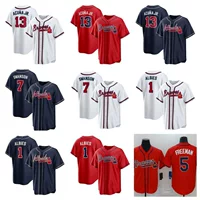 Бейсбольная лига Atlanta Warriors Braves #27 RILEY #13 Вышитый фанатский костюм для бейсбола