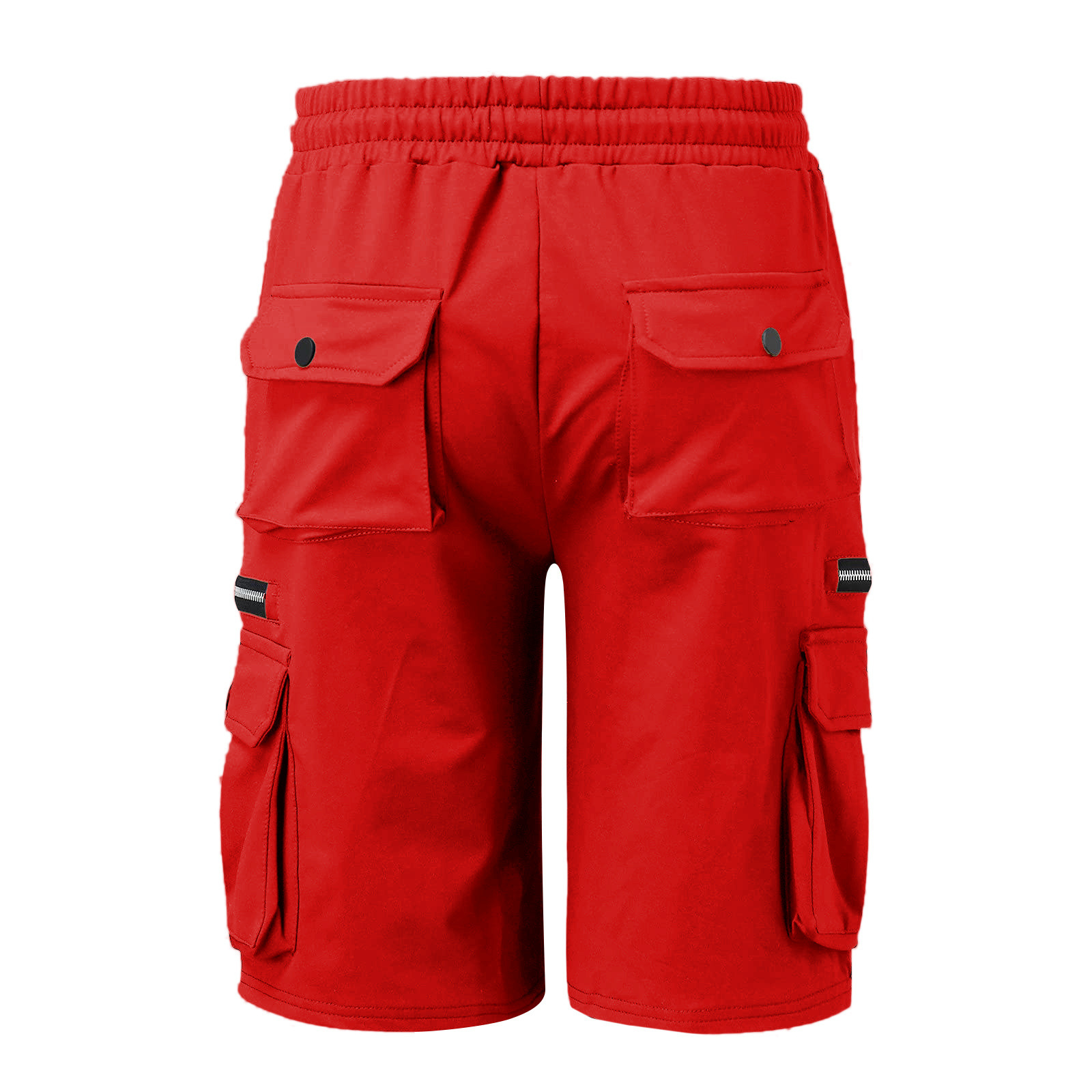 Herr sommar arbetsshorts i bomull, lös passform casual_voghion.com