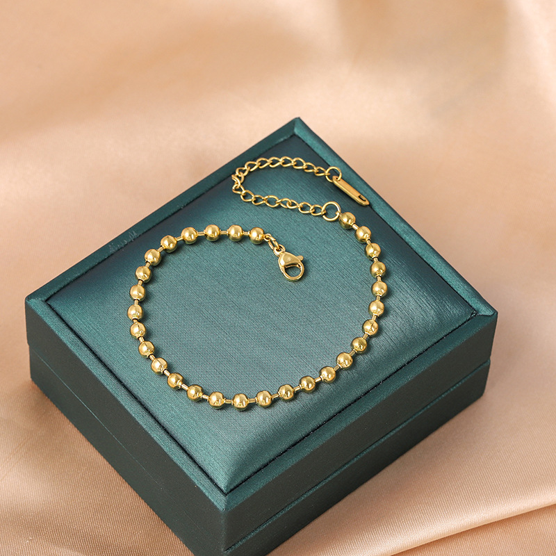 Ventas transfronterizas calientes nuevas pulseras de acero de titanio personalidad femenina de alto nivel diseño ligero de lujo moda temperamento versátil joyería de acero de titanio image 18