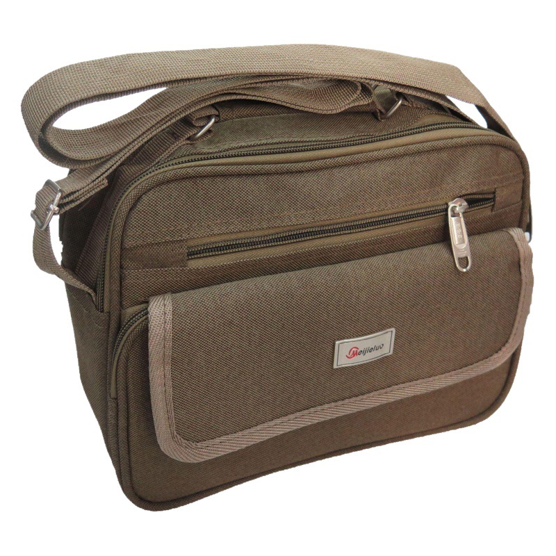 Runjianghu stall best selling leisure with cover business wallet men's and women's multi-function shoulder diagonal bag spot wholesale