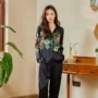 秋冬新款密码长袖家居服