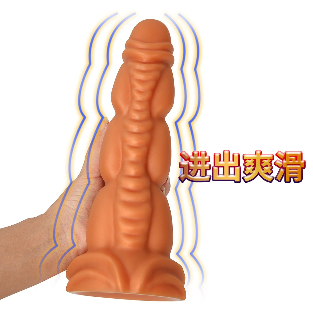 Extra-Large Soft Anal Plug (Super Large), Multi-Size Silicone-Like Dildo, S–L Options