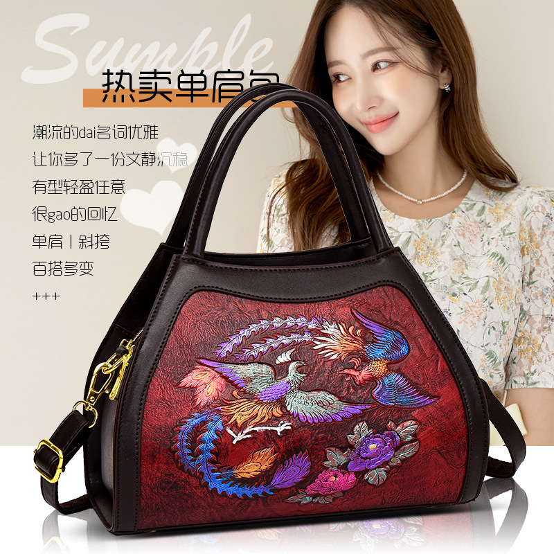 Nueva bolsa de hombro regalo de cumpleaños bolsa de mujer gran capacidad de moda versátil estilo coreano simple al por mayor