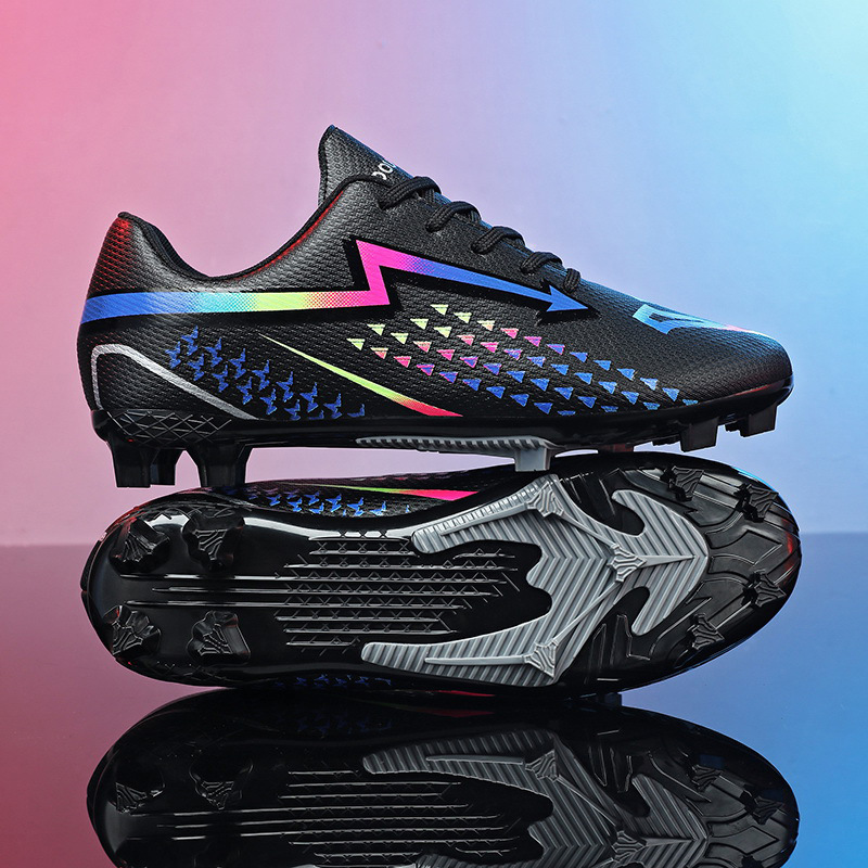 Baochuan nuevo anti-deslizante zapatos de fútbol de clavos largos para niños zapatos de entrenamiento deportivo para hombres y mujeres zapatos deportivos juveniles image 1