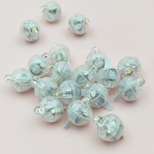 LED圆形发光球灯 隔离片开关灯球香囊吊坠填充配饰节日装饰灯配件