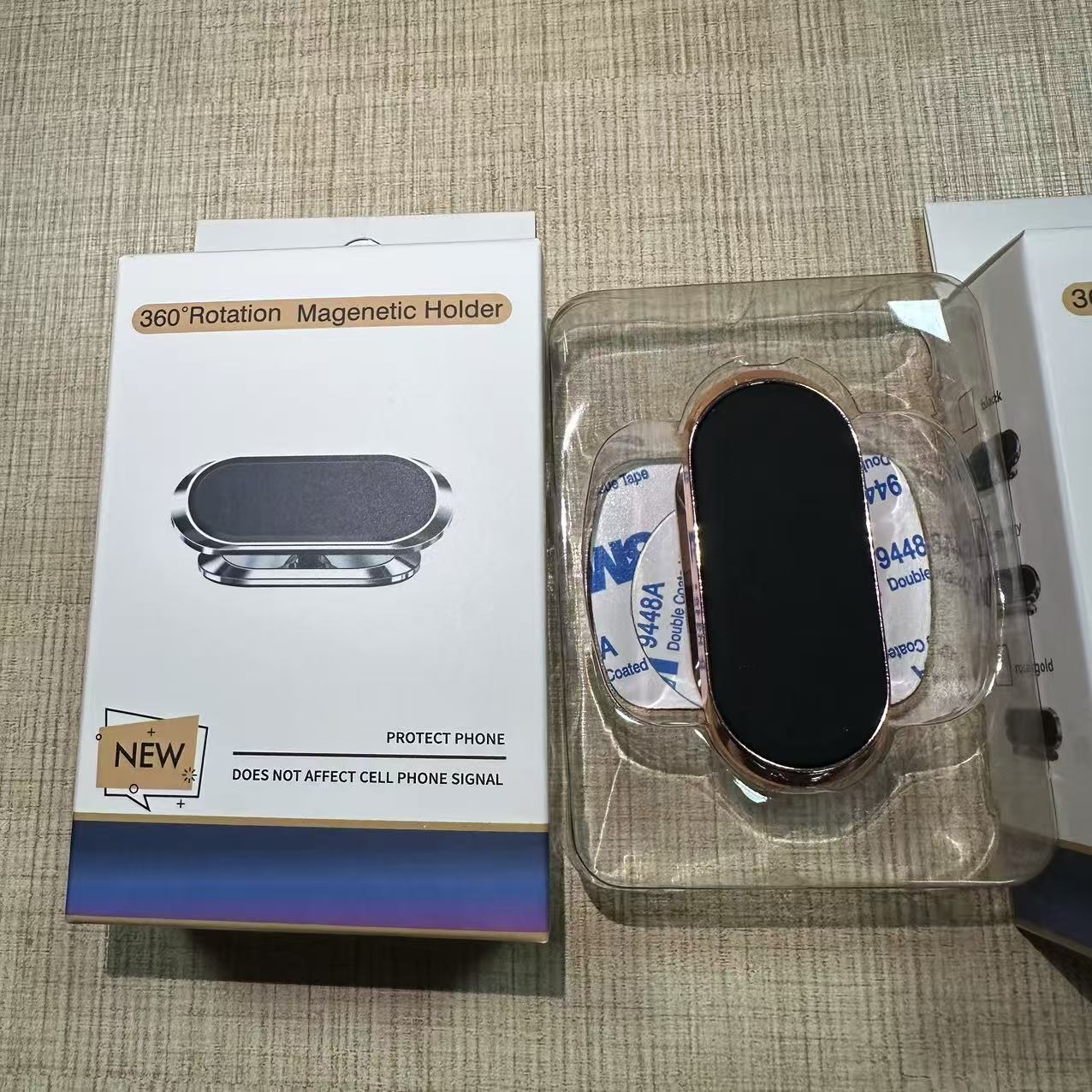 Car Magnetic Holder Car Navigation Paste Instrument Panel Does Not Block the Air Outlet Magnetic Metal Mobile Phone Holder