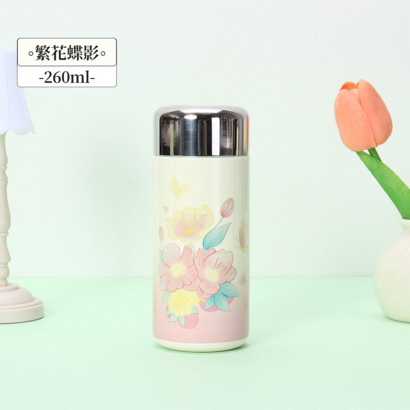 新款国潮316不锈钢保温杯女士水杯高档轻奢迷你焖茶杯便携口袋杯|undefined