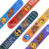 Customized PVC Papa Circle Color Seal Shooting Children's Rub Tape Ruper Rules Passion Bracelets to Print LOGO