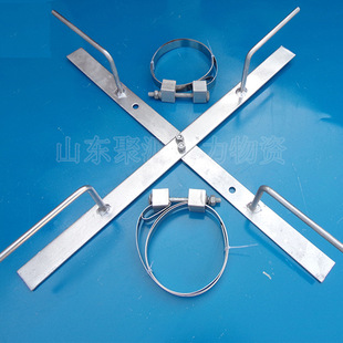 Retention Rack for Air Communication Fiber Optic Cable, Hot-dip Galvanized Residual Cable Rack, Steel-type Residual Cable Rack, Splint Residual Cable Rack