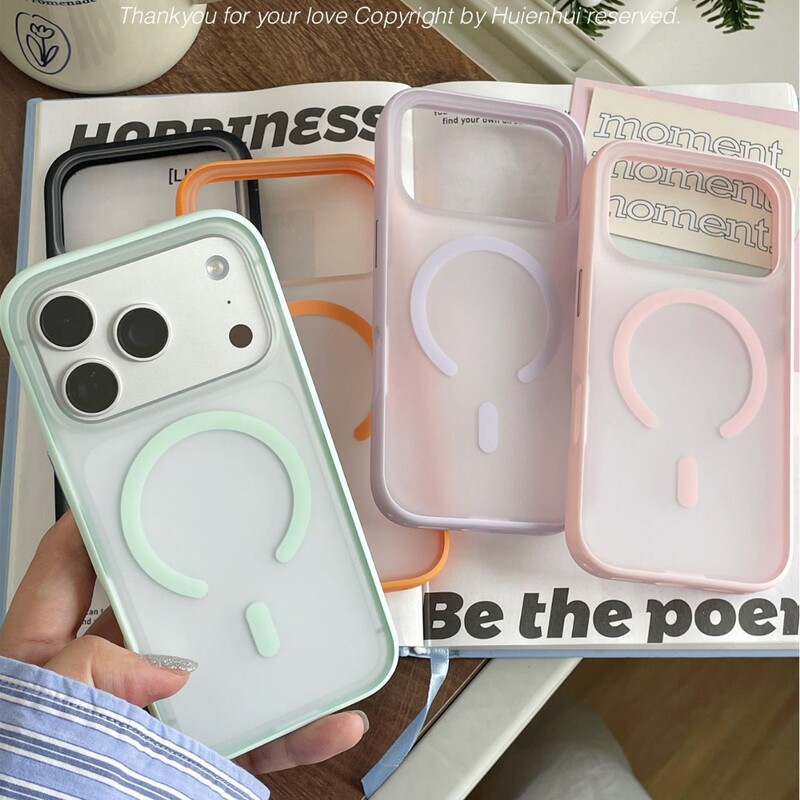 Suitable for Apple 17Promax Matte Skin-Feel Mobile Phone Case 17 Acrylic Anti-Scratch and Anti-Wear Protective Case Simple for Men and Women
