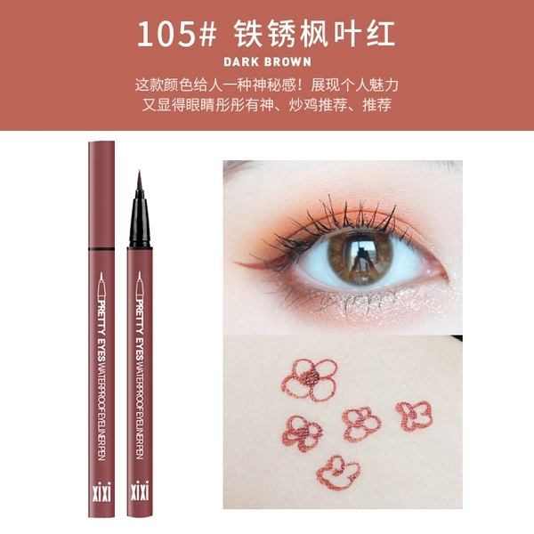 105#Iron Rust Maple Leaf Red