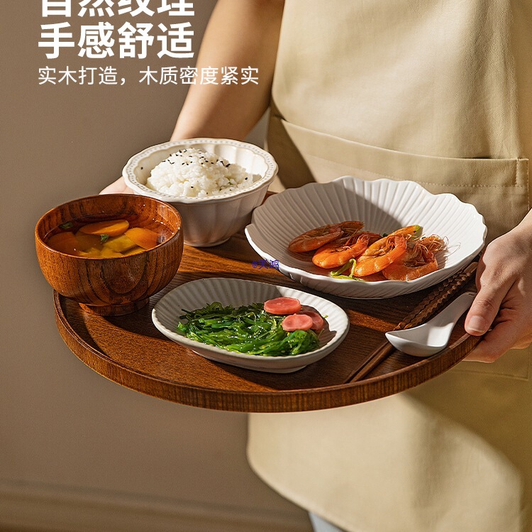 Modern Housewife's One-Person Dining Ritual Postpartum Tableware Set Japanese-Style Bowls, Plates, Chopsticks Tray