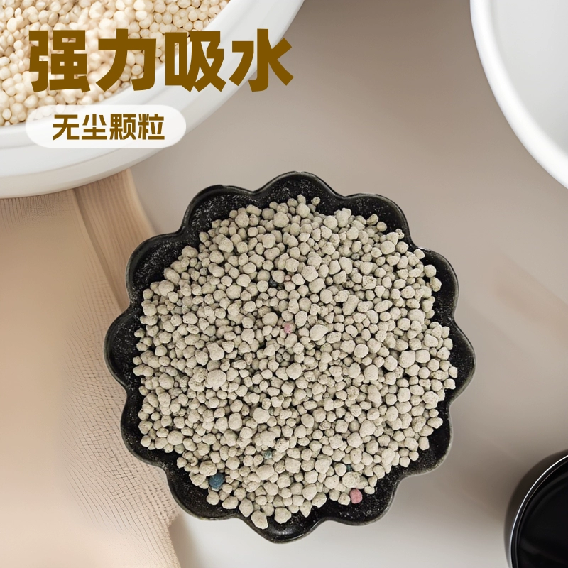Поставка бентонитового наполнителя для кошачьих туалетов Материал коврика для домашних животных сильный дезодорант для кошек быстрое всасывание нелегко потерять Беспыльные частицы кошачьего туалета