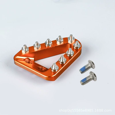 250g Viss Off-Road Vehicle | Motorcycle pedals - oblique-orange