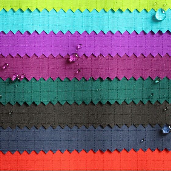 Waterproof nylon taslon five-part lattice 228T nylon Taslon lattice can be used as TPU membrane breathable and moisture-permeable glue