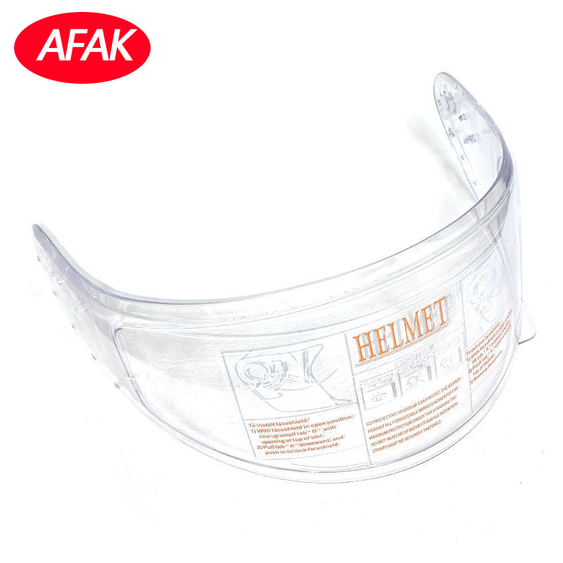 Casco de la motocicleta casco completo lente transparente color negro lente HD accesorios sin casco fábrica al por mayor