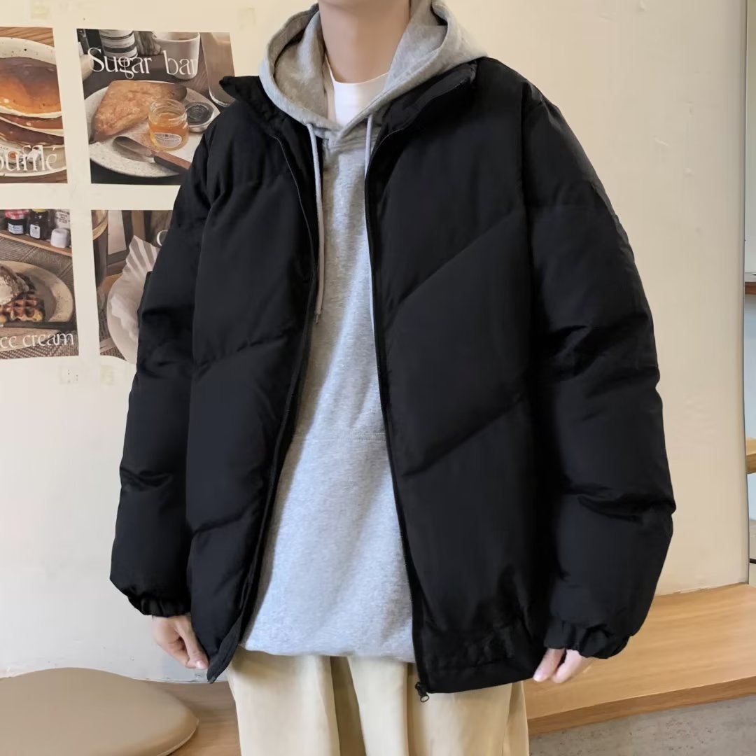 Abrigo acolchado de algodón engrosado abrigo nacional de moda para hombres abrigo de pan suelto Abrigo acolchado de algodón de invierno 2024 nuevo otoño e invierno cálido chaqueta acolchada de algodón