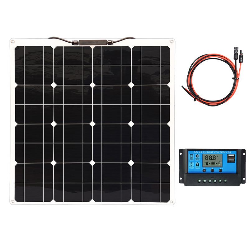 50W 유연한 태양광 패널 + 50A 컨트롤러