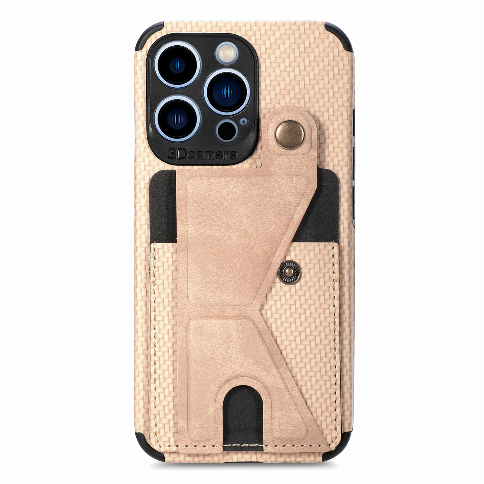 Retro Style Machining Craft Retro Solid Color Pu+tpu   Phone Cases