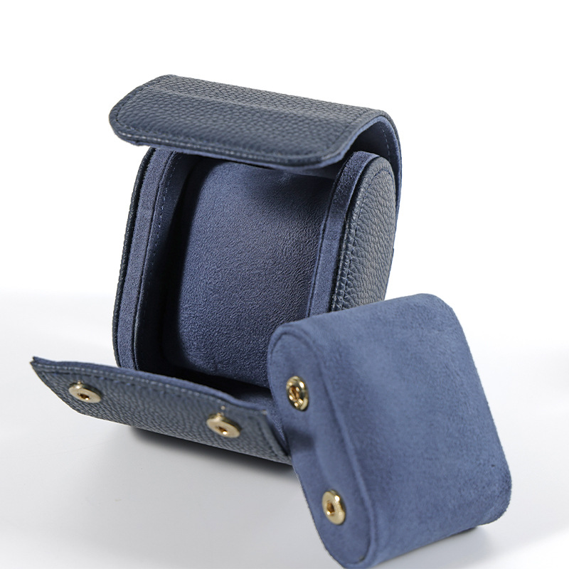 Estuche portátil para reloj, bolsa de almacenamiento para reloj, bolsa protectora de cuero a prueba de polvo para reloj mecánico, bolsa para reloj de 1, 2 y 3 ranuras en stock