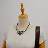 Brand fashionable necklace, chain for key bag , suitable for import, simple and elegant design, European style