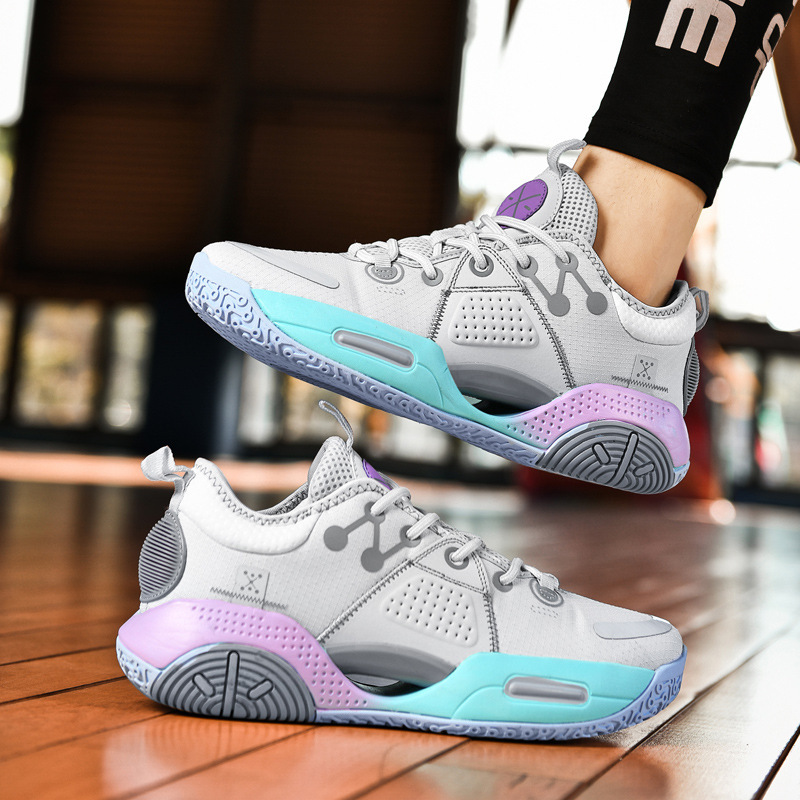 Spring and Autumn City 9 Generation Basketball Shoes Wade's Way Yu Shuai 15 Blade Marshmallow Students sneaker Young Men Spring and Autumn City 9 Generation Basketball Shoes Wade's Way Yu Shuai 15 Blade Marshmallow Students sneaker Young Men