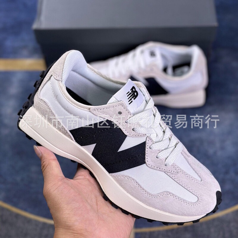 Putian Shoes Pure Original New Bailun NB327MS Series Yuanzu Grey sneaker Platform Height Increased Outdoor Retro Running Shoes