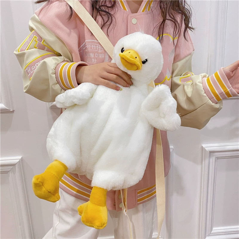 Backpack, cartoon cute bag, doll, internet celebrity, duck